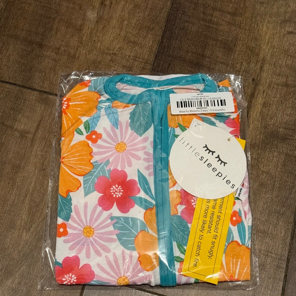 Beachy Blooms Zippy Little Sleepies